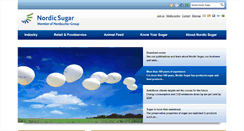 Desktop Screenshot of nordicsugar.com