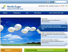 Tablet Screenshot of nordicsugar.fi